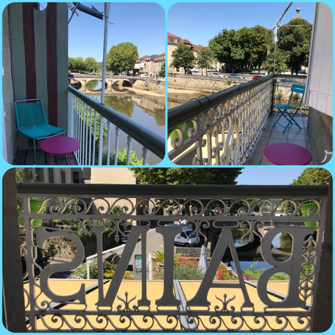 Hotel Des Bains Figeac Bagian luar foto