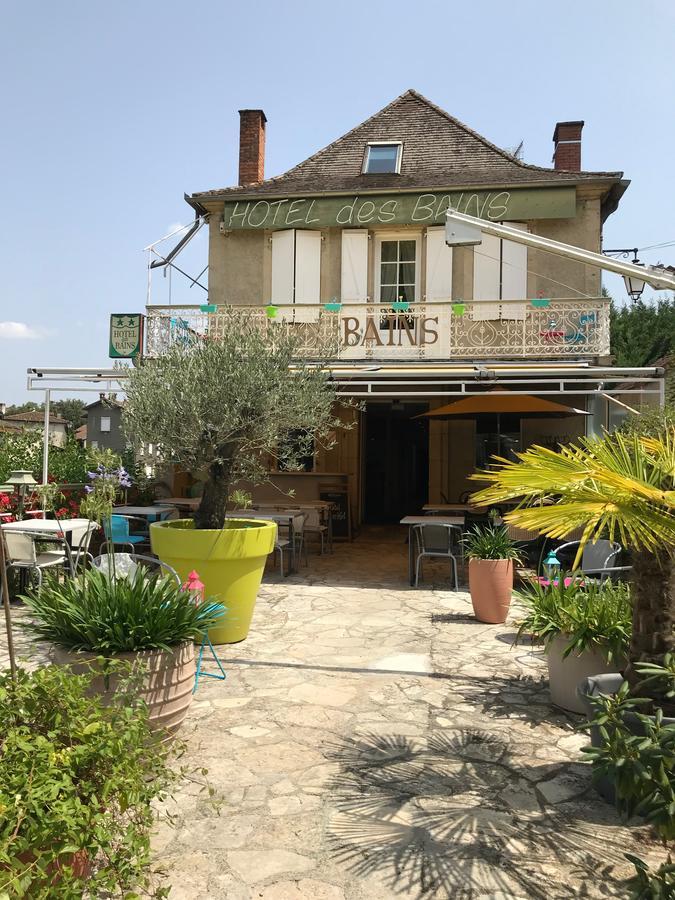 Hotel Des Bains Figeac Bagian luar foto