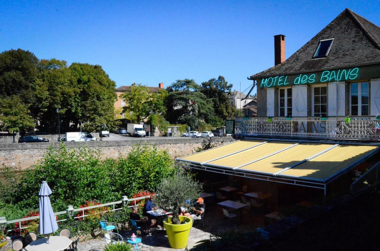 Hotel Des Bains Figeac Bagian luar foto